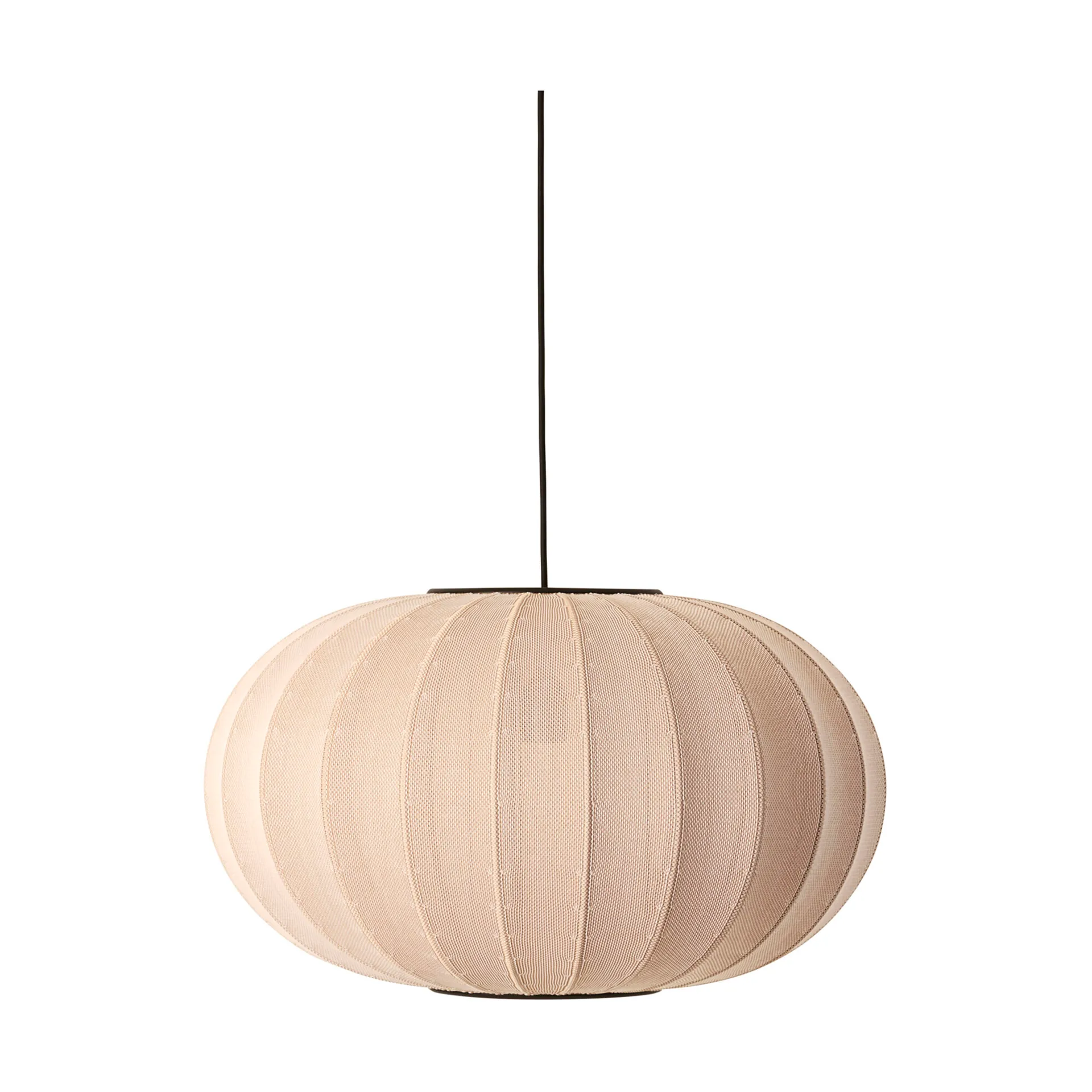 Κρεμαστό φωτιστικό Knit-Wit 57 Oval , Sand stone Made By Hand