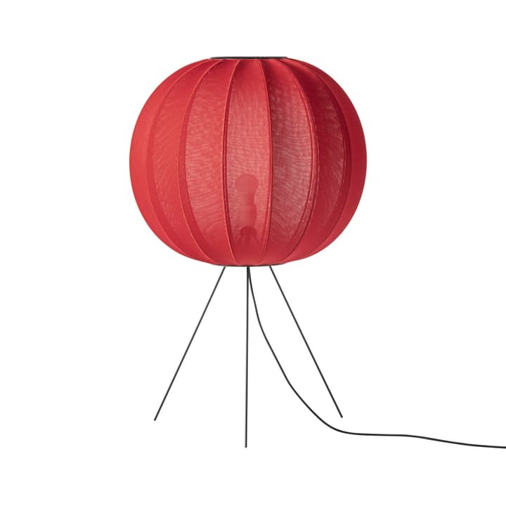 Φωτιστικό οροφής Knit-Wit 60 Round Medium - Maple red - Made By Hand