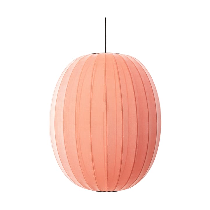 Κρεμαστό φωτιστικό Knit-Wit 65 High Oval  - Coral - Made By Hand