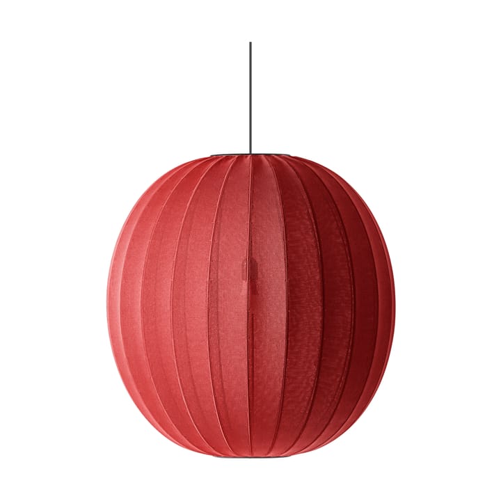 Κρεμαστό φωτιστικό Knit-Wit 75 Round - Maple red - Made By Hand