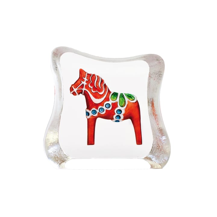 Dalecarlian horse γλυπτό - mini κόκκινο - Målerås Glasbruk