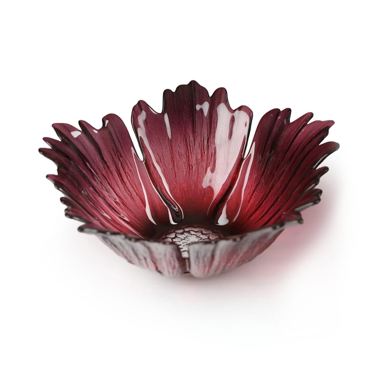 Fleur γυάλινο μπολ κόκκινο ροζ - μικρό Ø 19 cm - Målerås Glasbruk