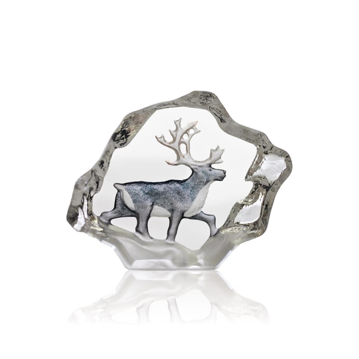 Reindeer γυάλ�ινο γλυπτό μινιατούρα - 7x5 cm - Målerås Glasbruk