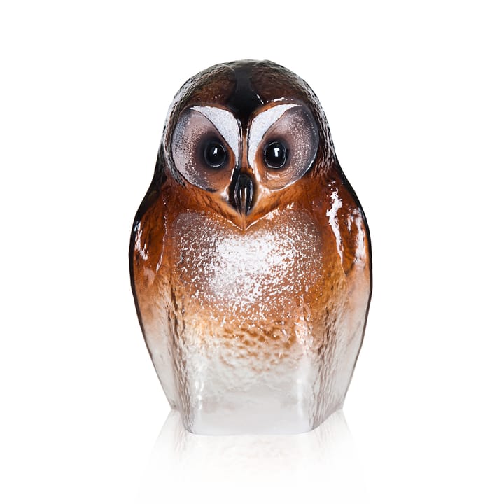 Safari Owl γυάλινο γλυπτό - Μεγάλο - Målerås Glasbruk