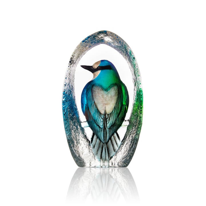 Wildlife Colorina γυάλινο γλυπτό 17,5 cm - Μπλε - Målerås Glasbruk