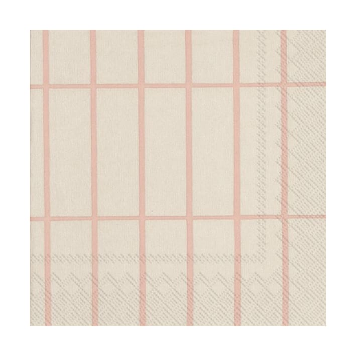 Πακέτο 20 πετσέτες Tiiliskivi 33x33 cm - Linen-rose - Marimekko