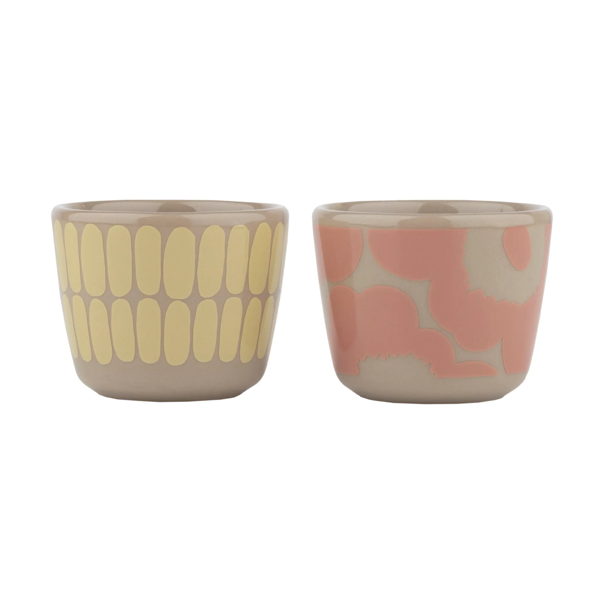 Alku & Unikko αυγοθήκη 2 τεμάχια, Terra-powder-yellow Marimekko