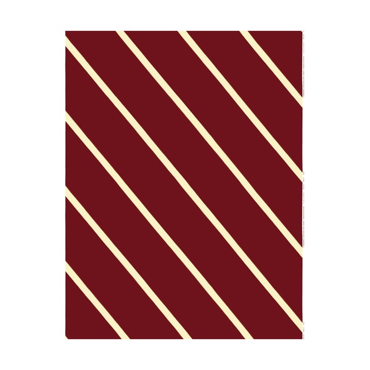 Basso βαμβακερό ύφασμα - Wine red-creme - Marimekko