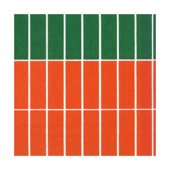 Χαρτοπετσέτες Brick Raita 20-pack - Orange - Marimekko