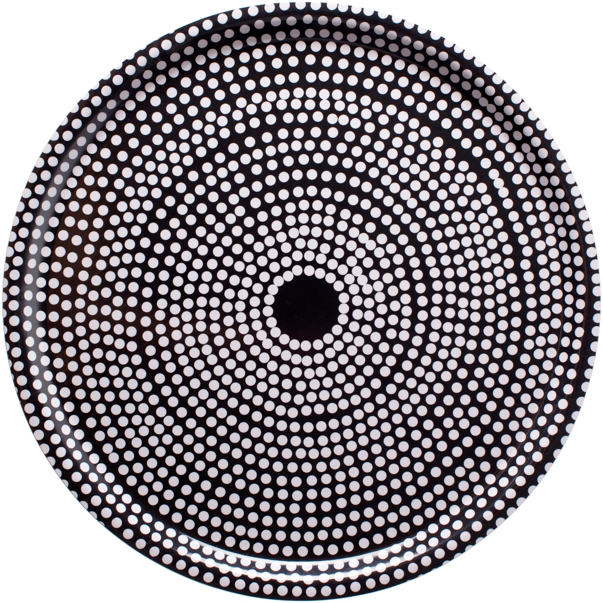 Fokus στρογγυλός δίσκος, μαύρο Marimekko
