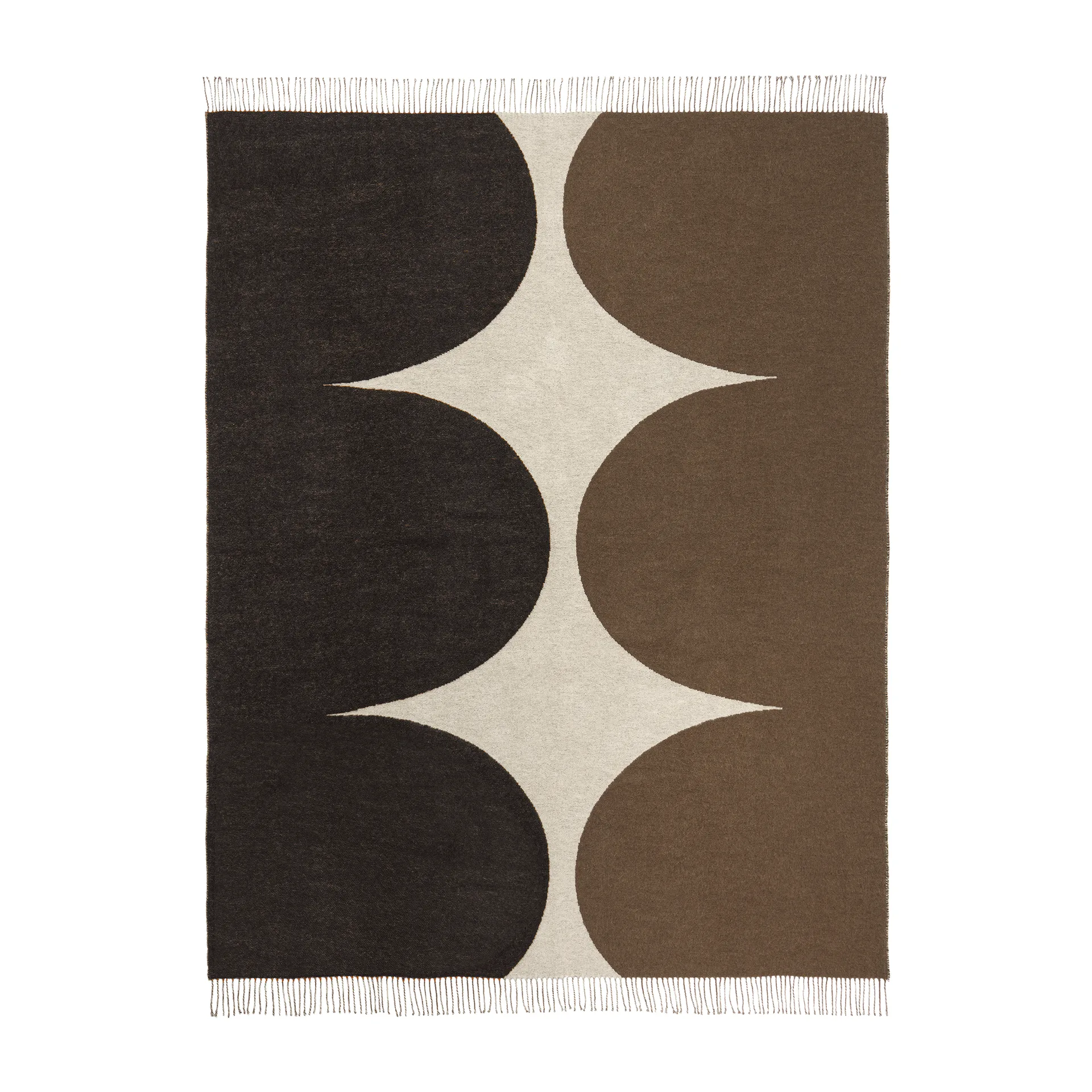 Härkä ριχτάρι 170x130 cm, μαύρο-καφέ-μπεζ Marimekko