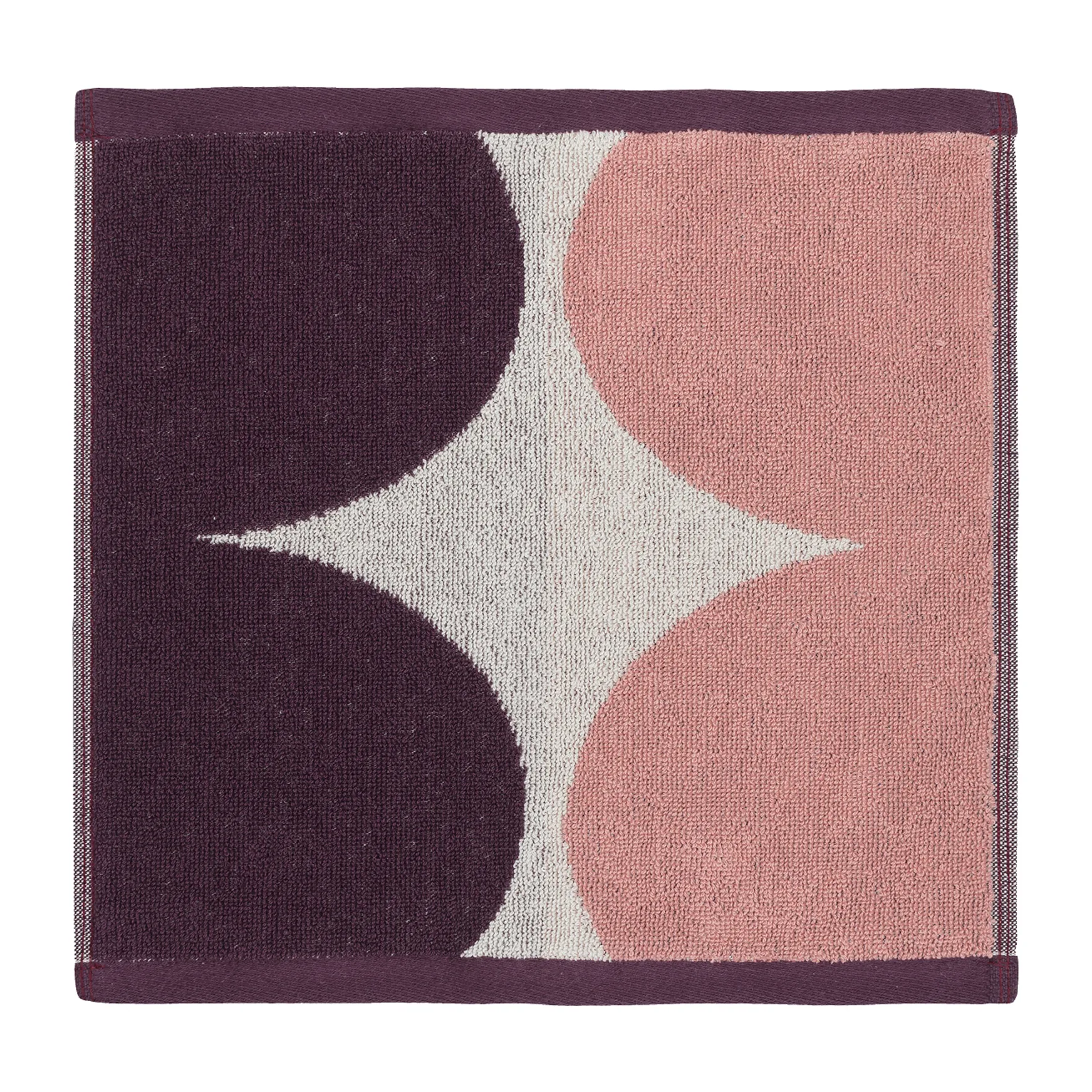 Härkä πετσέτα μίνι 30x30 cm, λευκό-ροζ-κόκκινο Marimekko