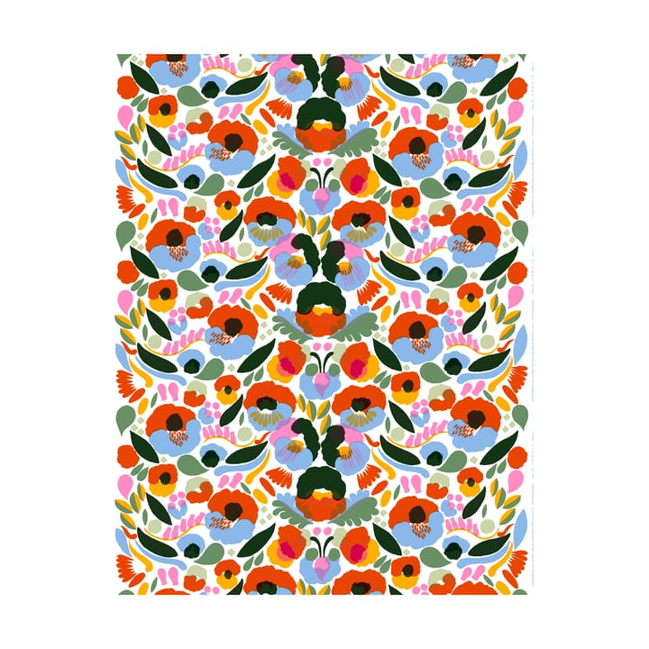 Ύφασμα Hattarakukka - Κόκκινο - Marimekko