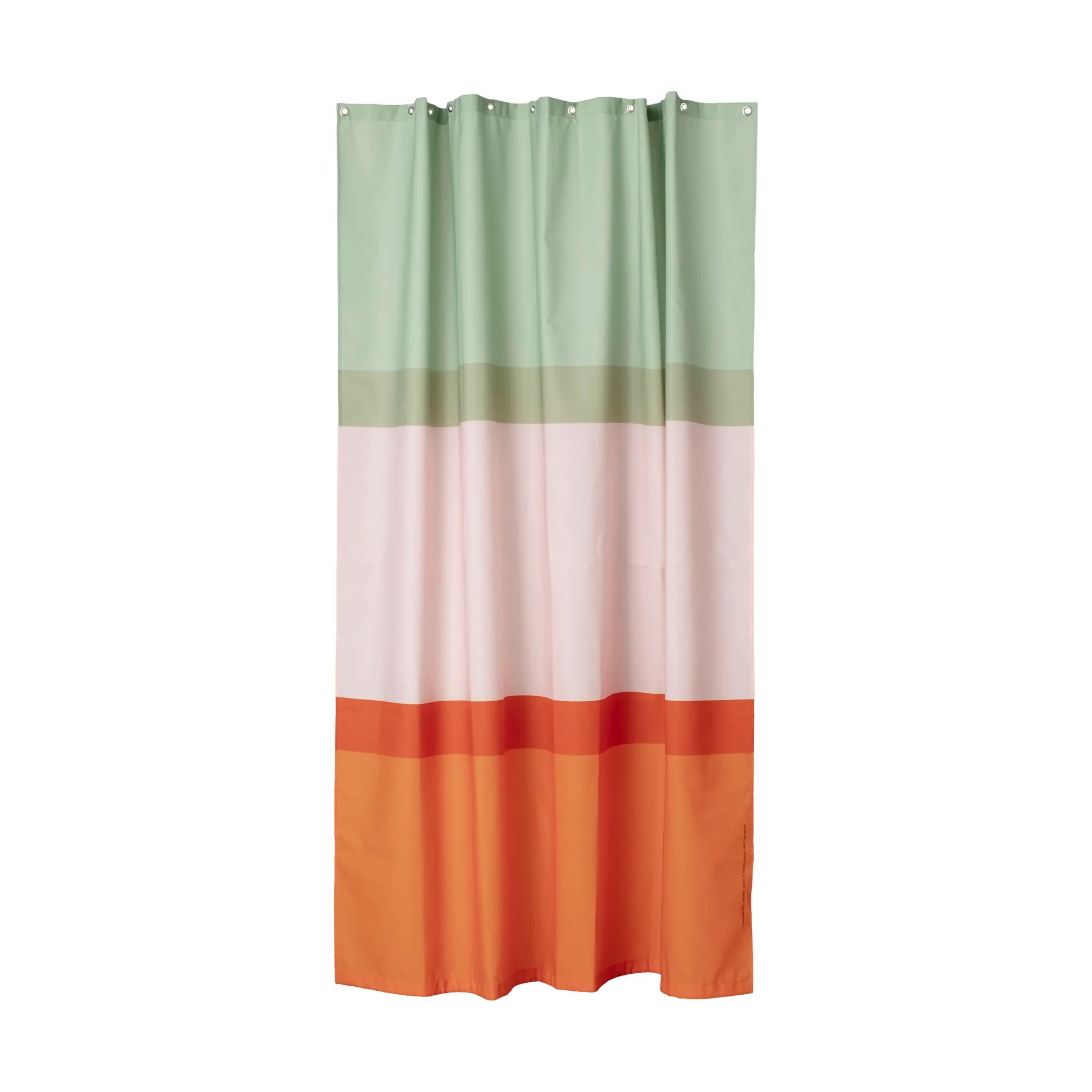 Κουρτίνα μπάνιου Hennika 180x200 εκ., Orange-light pink-sage Marimekko