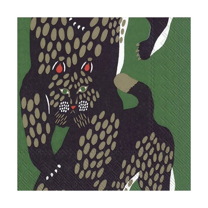 Ilves χαρτοπετσέτες 33x33 cm Συσκευασία 20 τεμαχίων - Green - Marimekko