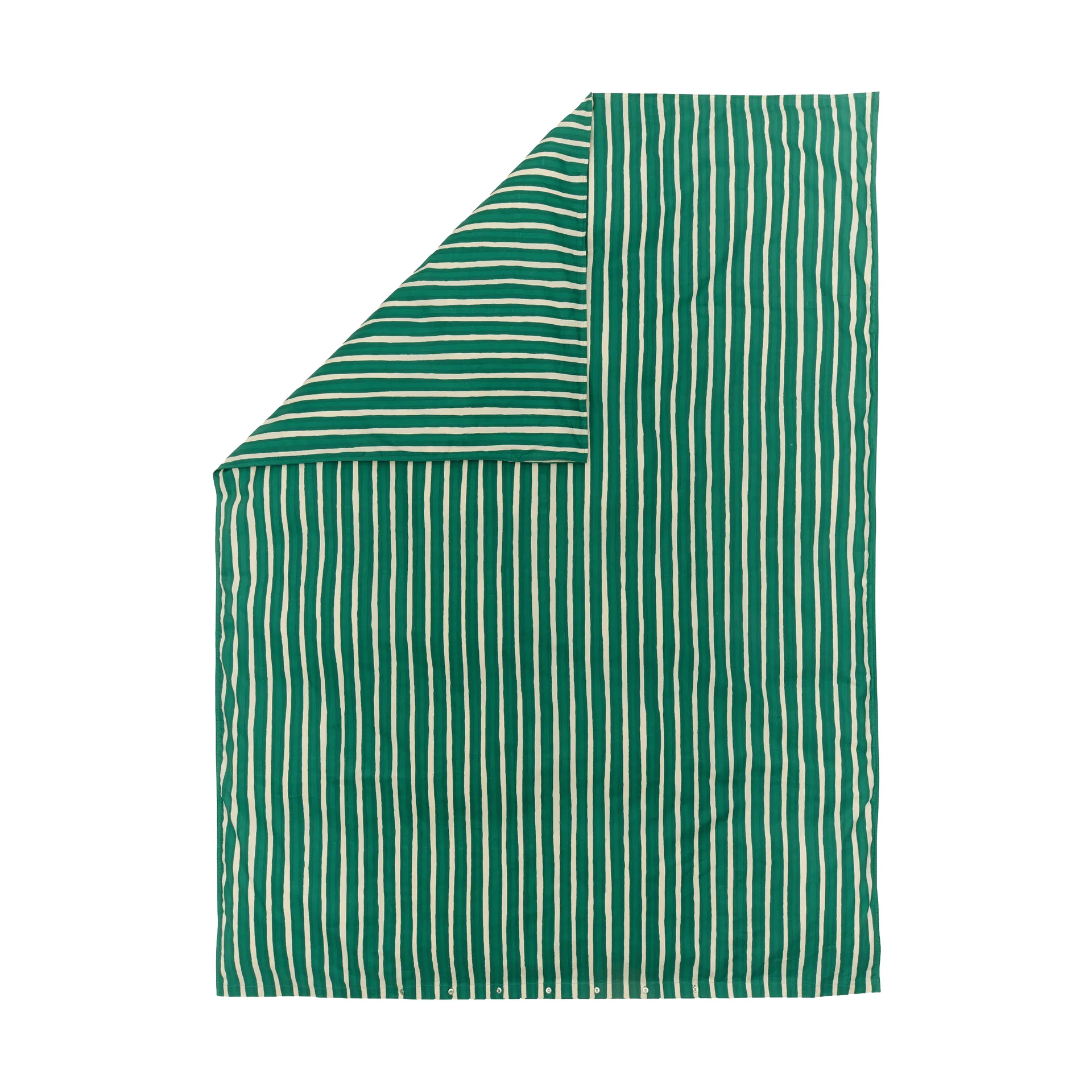 Iso Piccolo παπλωματοθήκη, Off white-σμαράγδι Marimekko