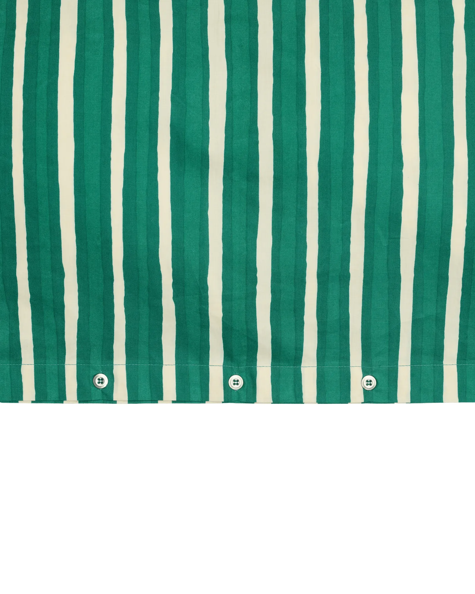 Iso Piccolo παπλωματοθήκη, Off white-σμαράγδι Marimekko