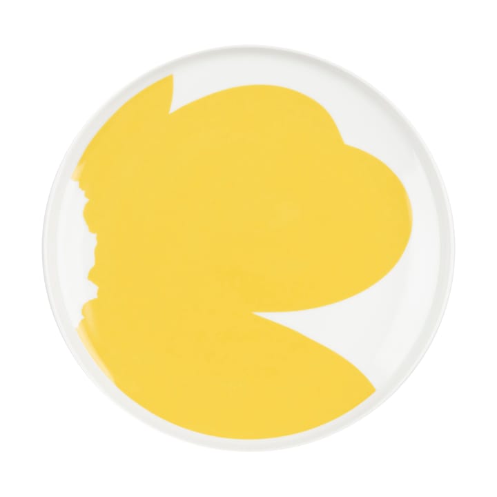 Iso Unikko πιάτο Ø25 cm - White-spring yellow - Marimekko