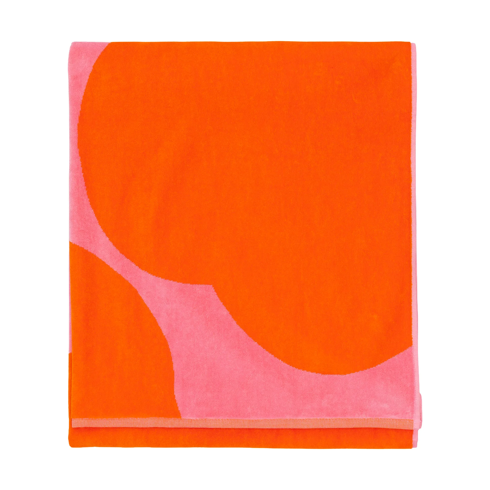 Πετσέτα μπάνιου Iso Unikko, Pink-orange red, 100x180 cm Marimekko
