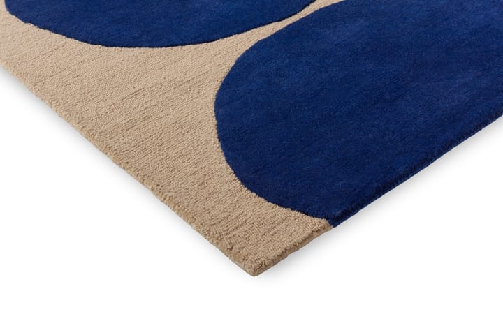 Μάλλινο χαλί Isot Kivet, Blue, 170x240 cm Marimekko