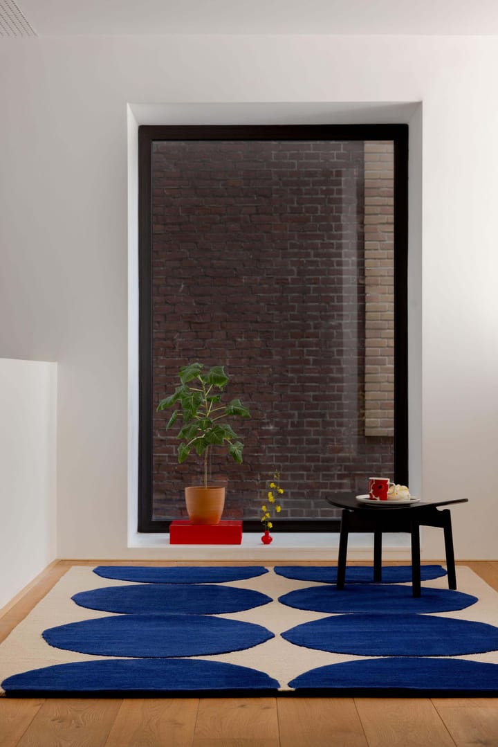 Μάλλινο χαλί Isot Kivet, Blue, 170x240 cm Marimekko