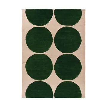 Μάλλινο χαλί Isot Kivet - Green, 140x200 cm - Marimekko