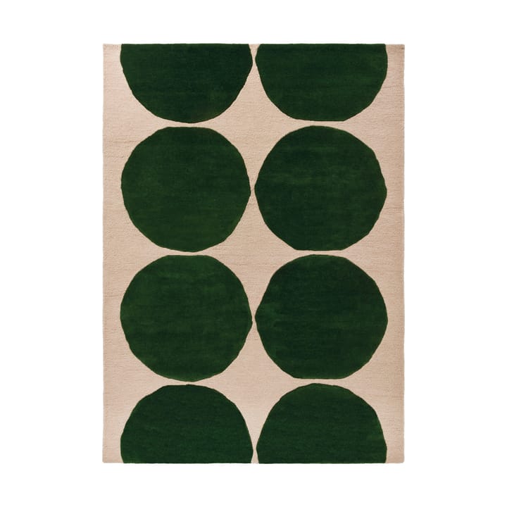 Μάλλινο χαλί Isot Kivet - Green, 200x280 cm - Marimekko