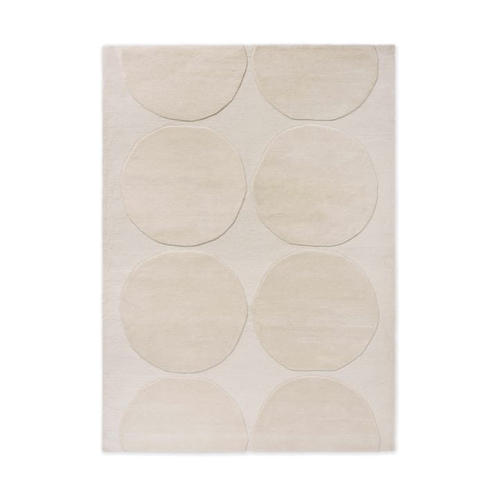 Μάλλινο χαλί Isot Kivet - Natural White, 140x200 cm - Marimekko