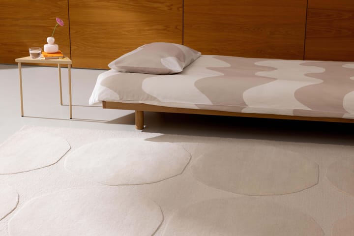 Μάλλινο χαλί Isot Kivet, Natural White, 170x240 cm Marimekko