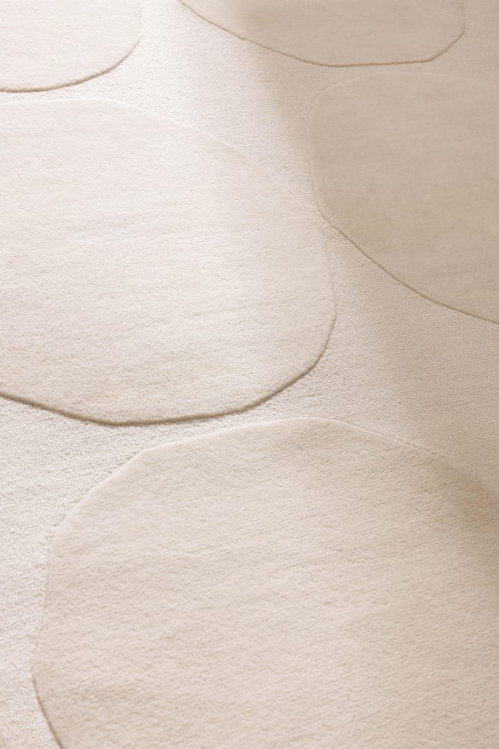 Μάλλινο χαλί Isot Kivet, Natural White, 170x240 cm Marimekko