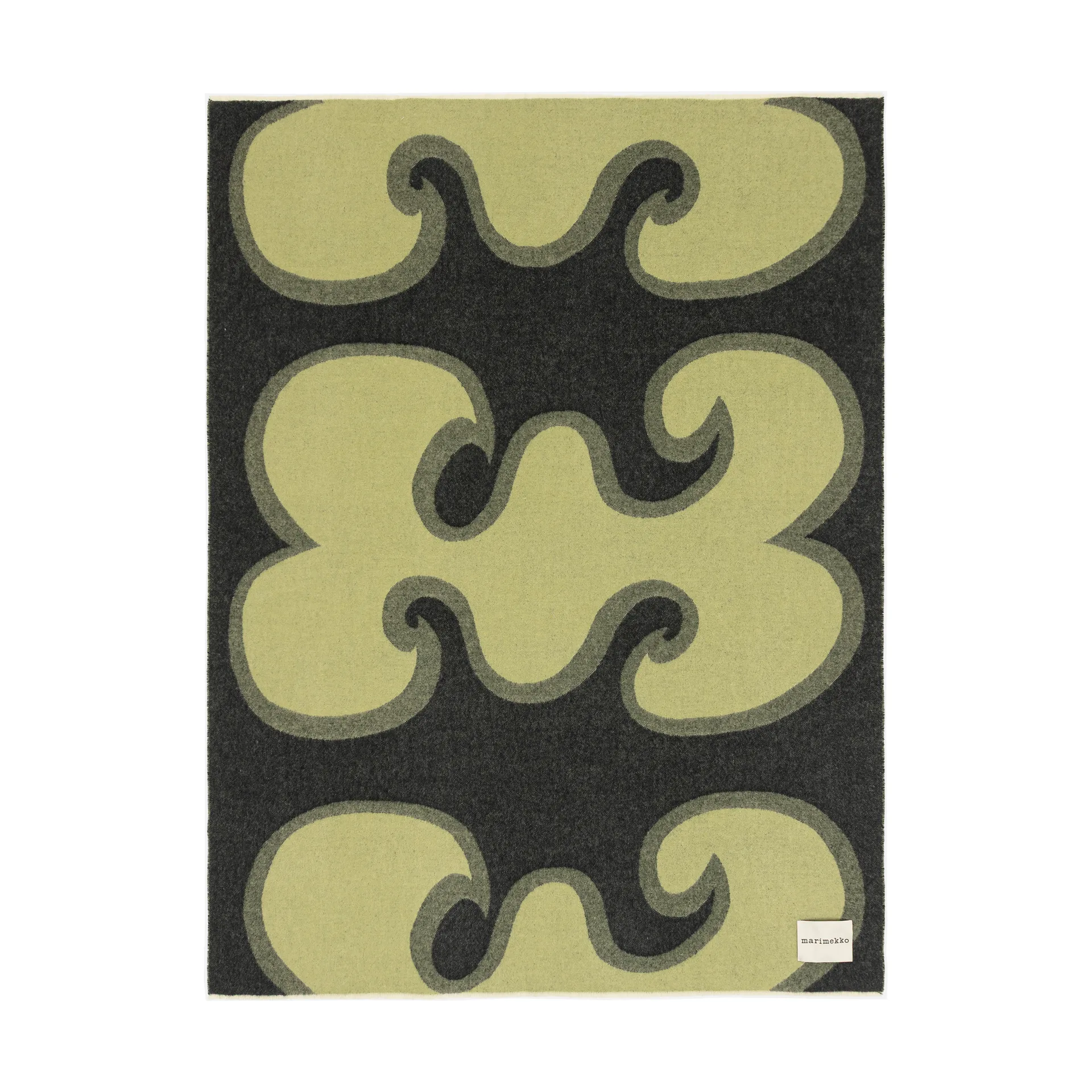 Ριχτάρι Jokeri 130x170 εκ., Dark green-pear Marimekko
