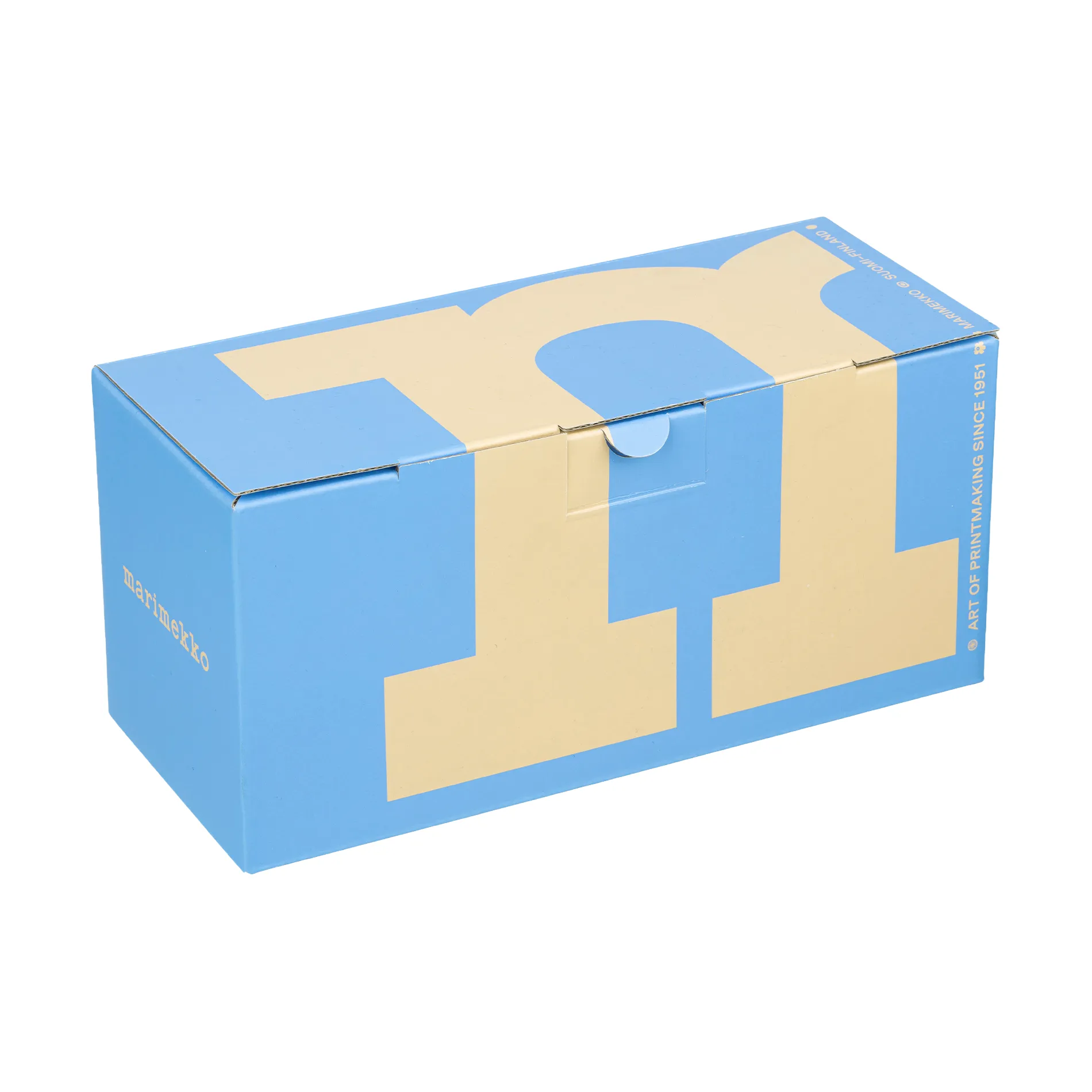 Juhla Unikko κούπα 25 cl 2-pack, White-light blue-sand-orange red Marimekko