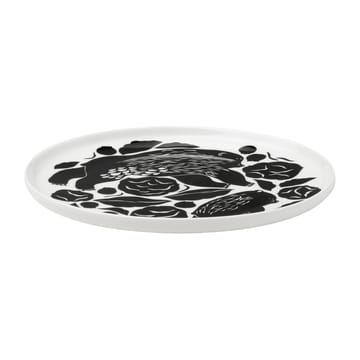 Karhuemo πιάτο Ø 20 cm - Λευκό-σκούρο πράσινο - Marimekko