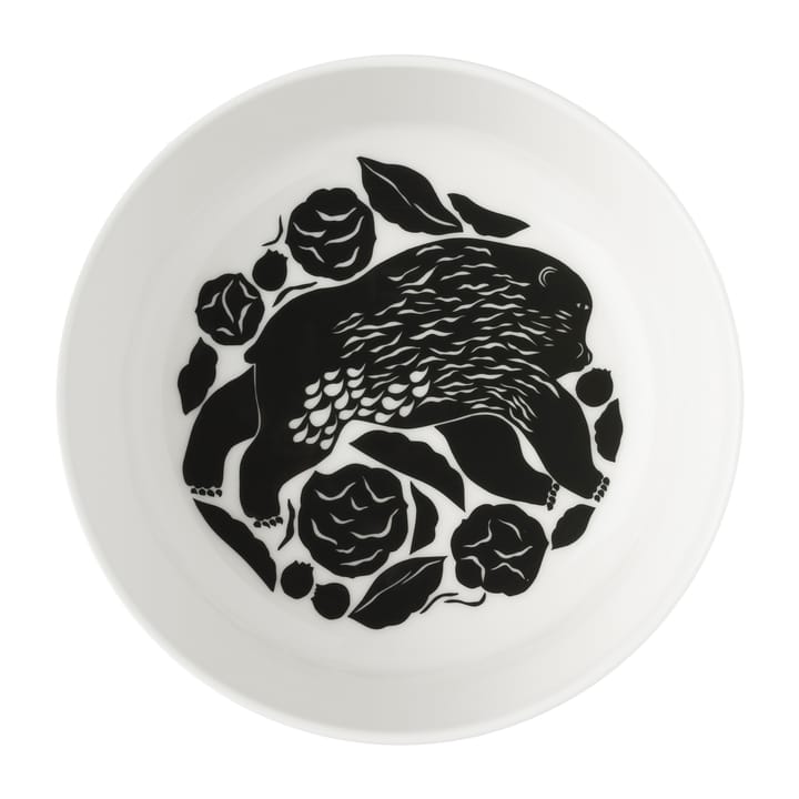 Karhuemo μπολ 4 dl, Λευκό-σκούρο πράσινο Marimekko