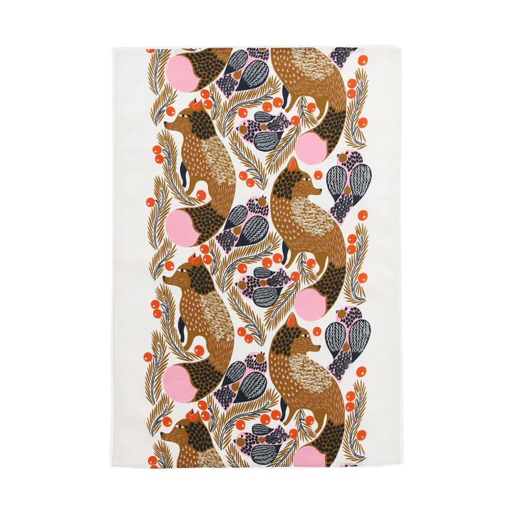 Ketunmarja πετσέτα κουζίνας 47x70 εκ. - White-multicolour - Marimekko