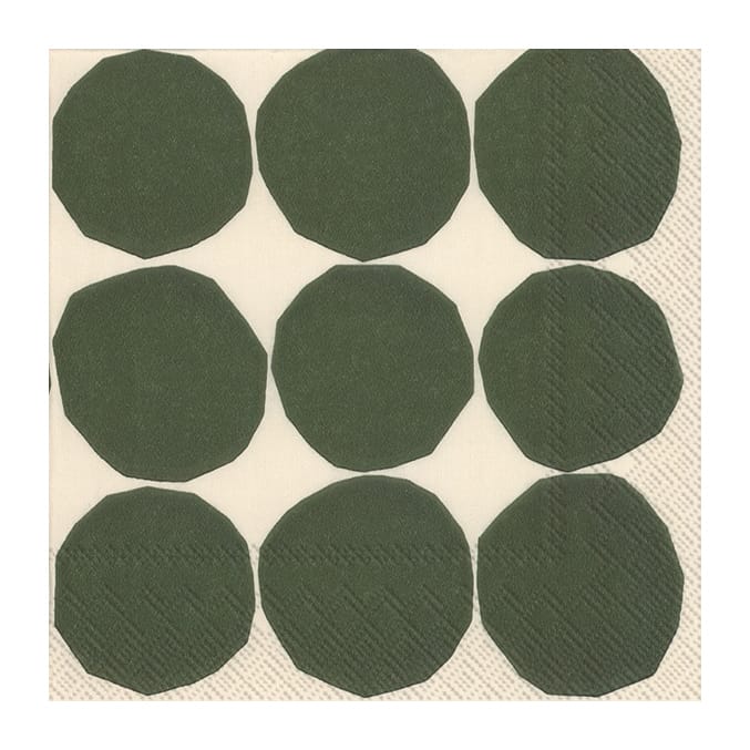 Kivet χαρτοπετσέτες 33x33 cm Συ�σκευασία 20 τεμαχίων  - Λευκό-πράσινο - Marimekko