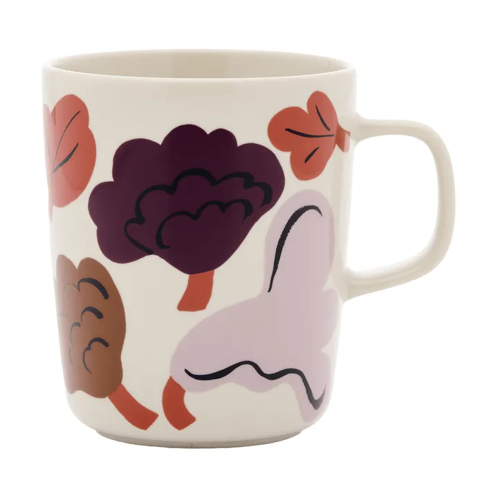 Kukasta Kukkaan κούπα - Stoneware-plum-bronze-terracotta 25 cl - Marimekko