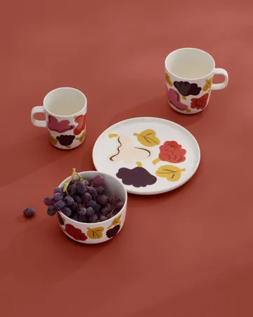 Kukasta Kukkaan μπολ - White-pink-terrac-plum, 50 cl - Marimekko