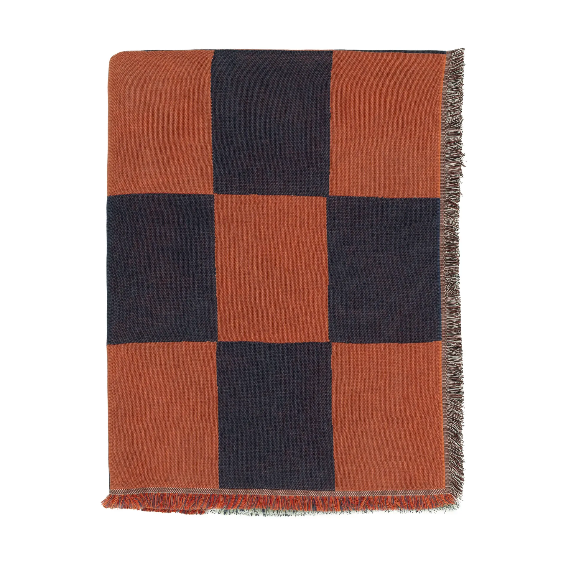 Κουβέρτα Kukko ja Kana 130x170 εκ., Off white- dark blue-Orange red Marimekko