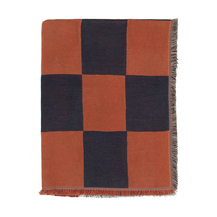 Κουβέρτα Kukko ja Kana 130x170 εκ., Off white- dark blue-Orange red Marimekko