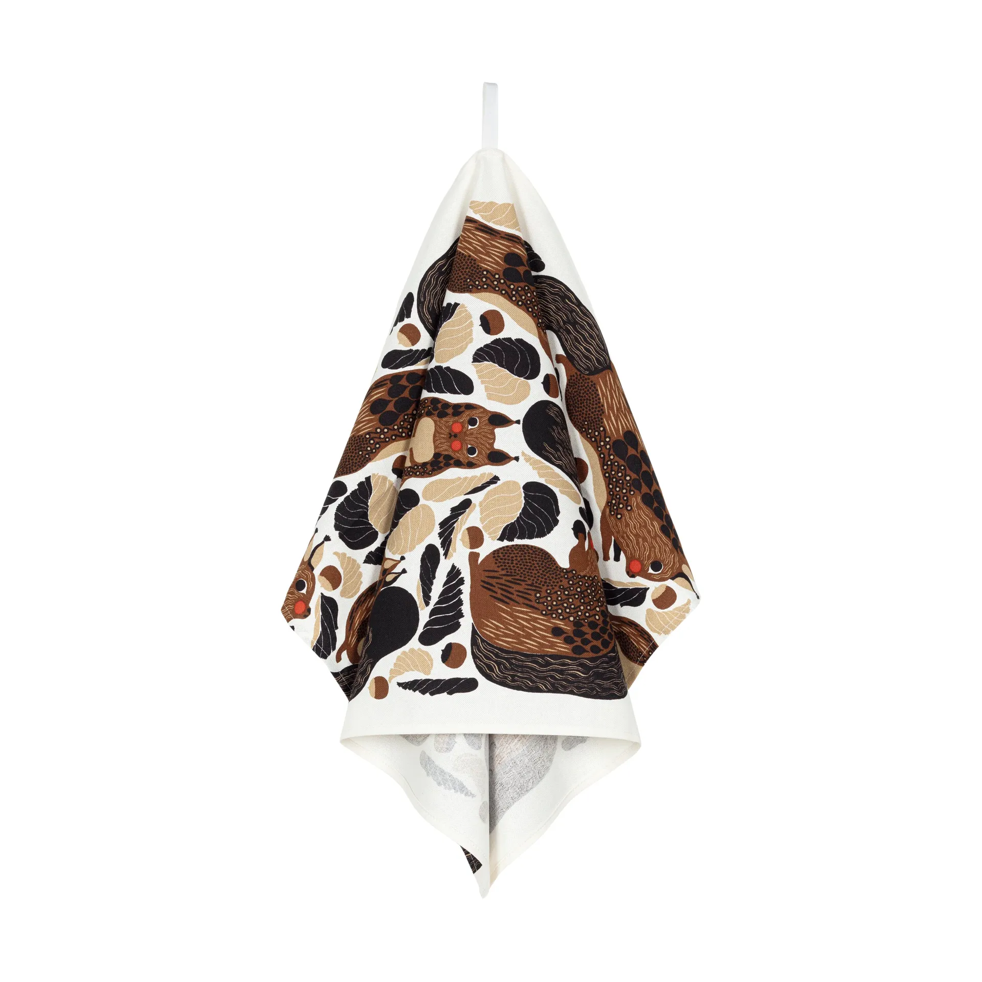 Kurre πετσέτα κουζίνας 43x70 εκ., White-brown-black-red Marimekko