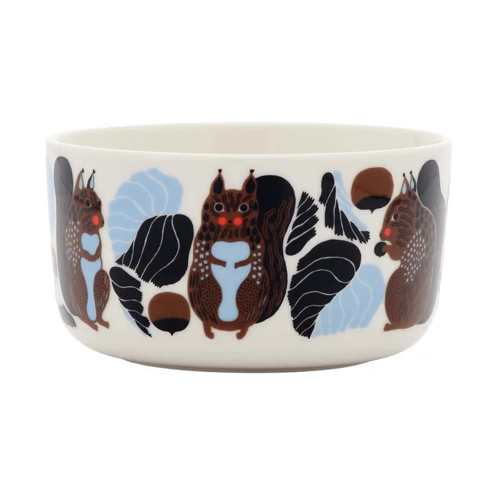 Μπολ Kurre 5 dl - White-brown-black-light blue - Marimekko