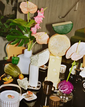 Σετ κύπελλου και πιάτου Kuusikossa 20 cl 4 τεμάχια - White-gold - Marimekko