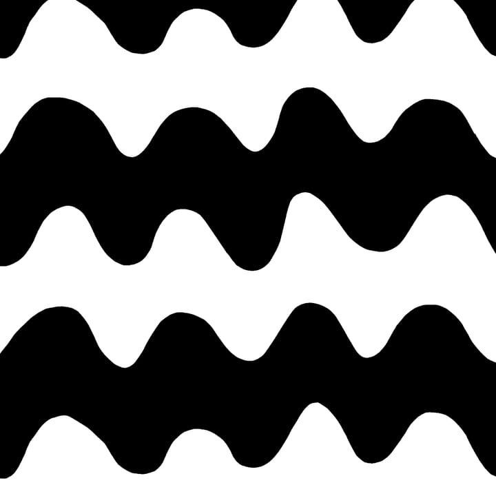 Lokki ύφασμα - μαύρο-λευκό - Marimekko