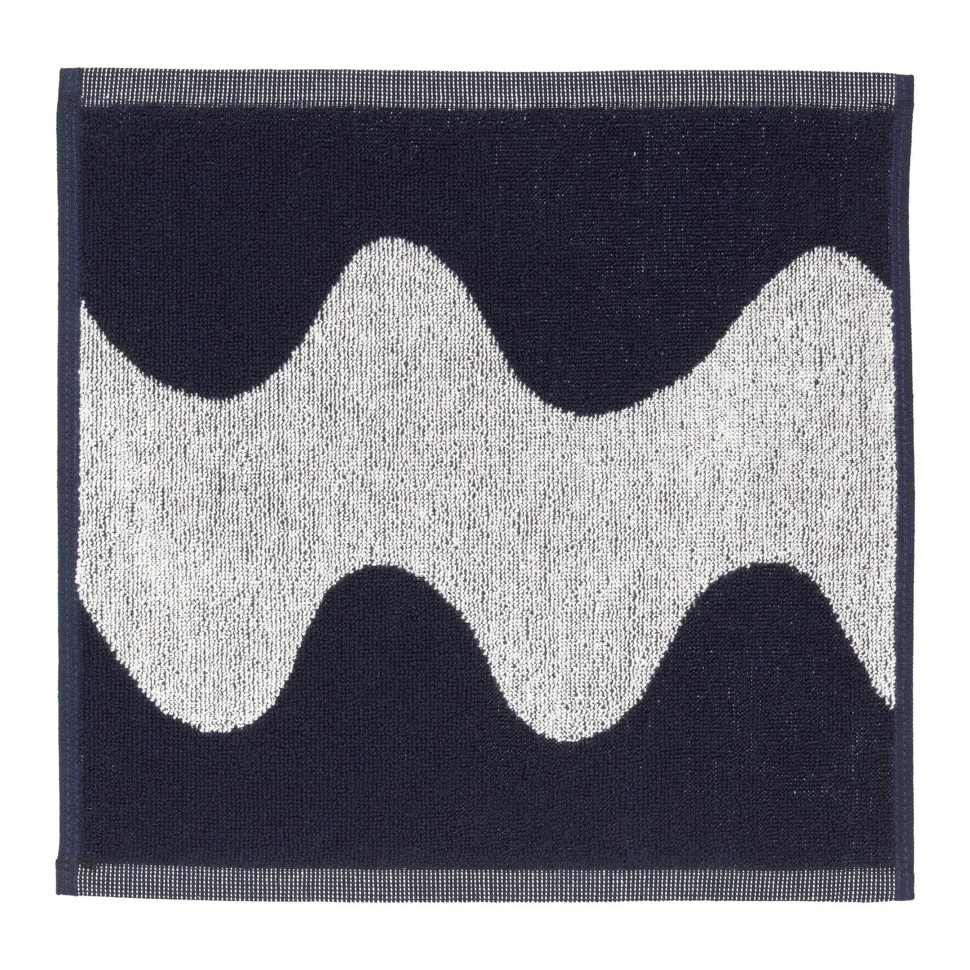 Lokki πετσέτα σκούρο μπλε-λευκό, 30x30 cm Marimekko