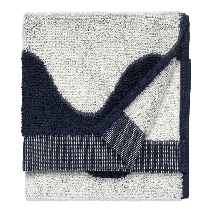 Lokki πετσέτα σκούρο μπλε-λευκό, 30x50 cm Marimekko