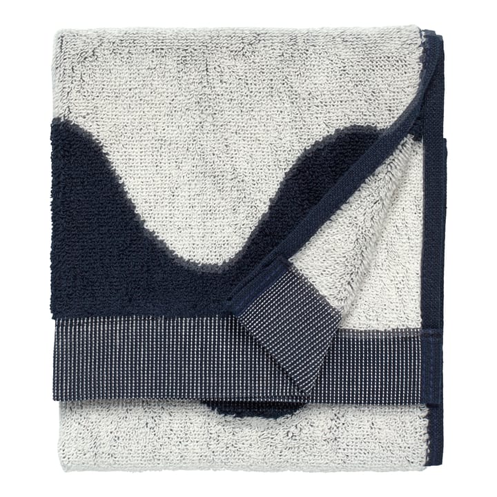 Lokki πετσέτα σκούρο μπλε-λευκό - 30x50 cm - Marimekko
