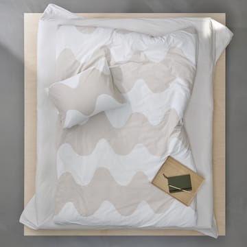 Lokki μαξιλαροθήκη 50x60 cm - μπεζ-λευκό - Marimekko