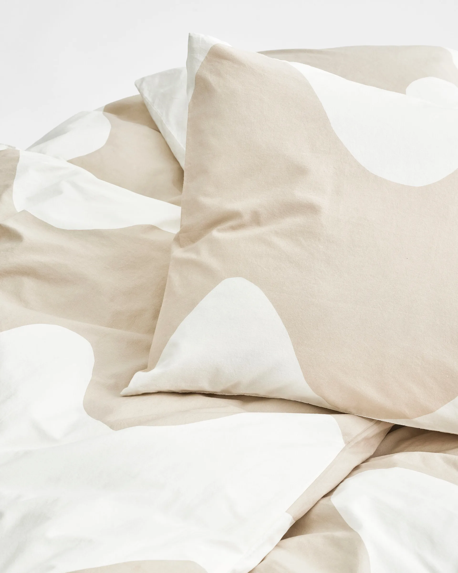 Lokki μαξιλαροθήκη 50x60 cm, μπεζ-λευκό Marimekko