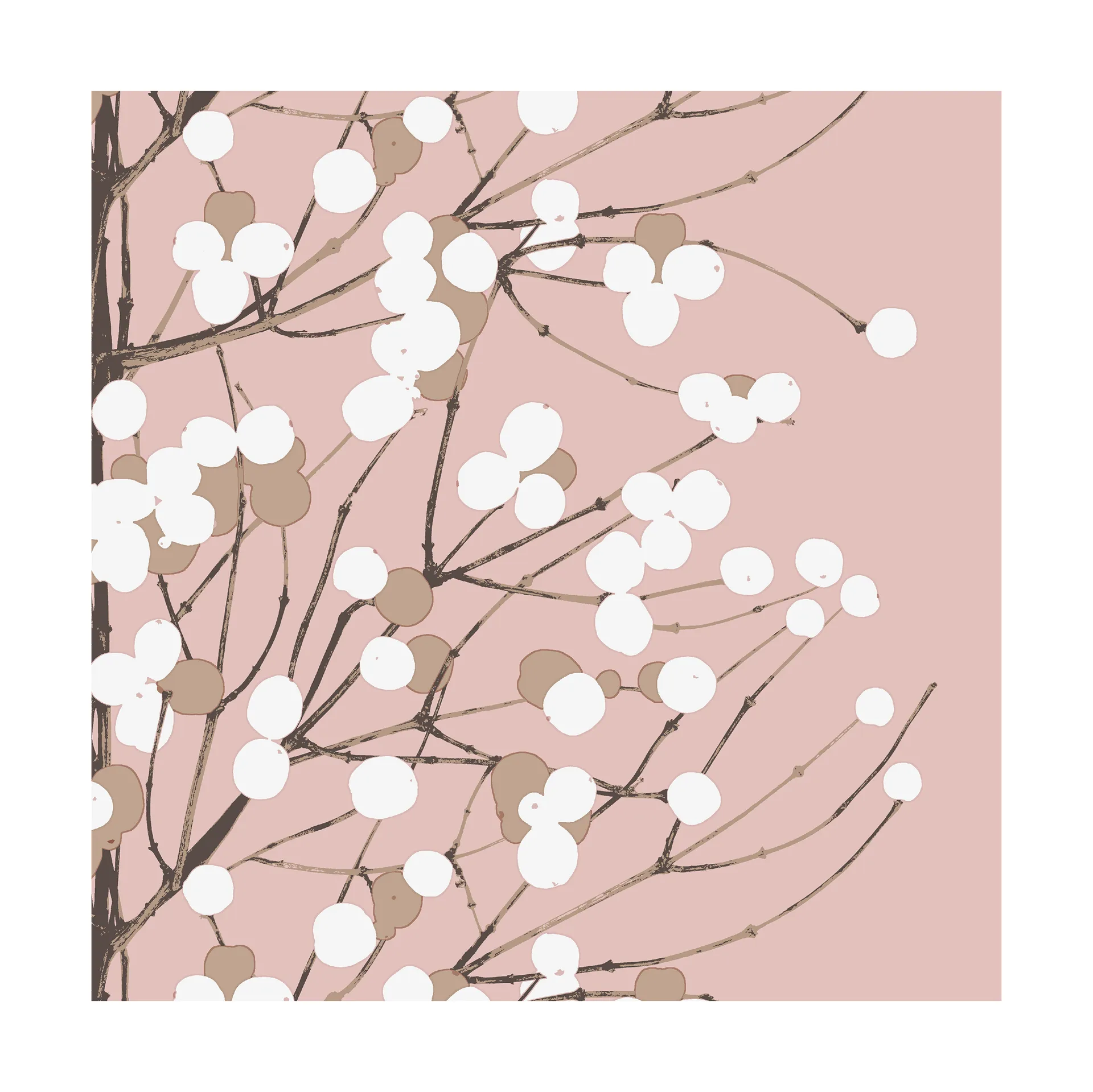 Lumimarja χαρτοπετσέτες 33x33 cm Συσκευασία 20 τεμαχίων, Rose Marimekko